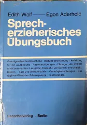Cover Sprecherzieherisches Übungensbuch